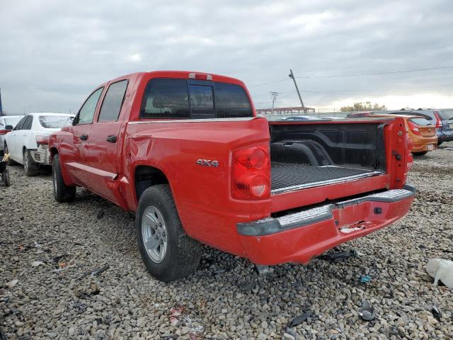 1D7HW48N48S567942 - 2008 DODGE DAKOTA QUA RED photo 2