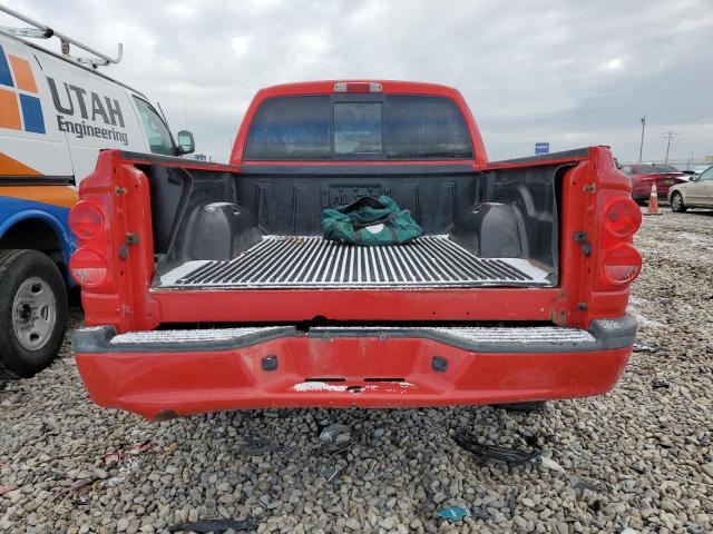 1D7HW48N48S567942 - 2008 DODGE DAKOTA QUA RED photo 6