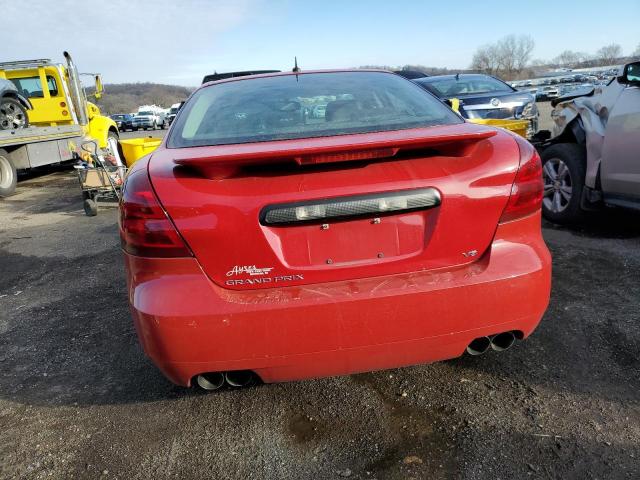 2G2WC58C561256035 - 2006 PONTIAC GRAND PRIX წითელი ფოტო 6