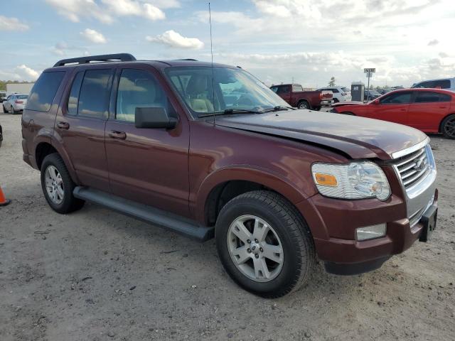 1FMEU63E59UA20895 - 2009 FORD EXPLORER X BURGUNDY photo 4