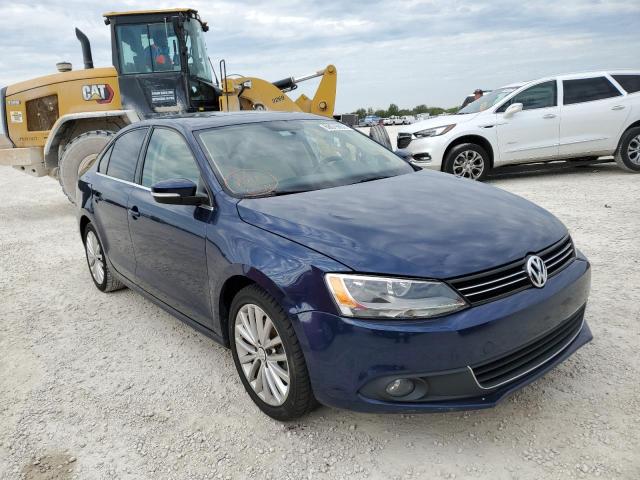 3VWLX7AJ1CM303165 - 2012 VOLKSWAGEN JETTA SEL BLUE photo 4