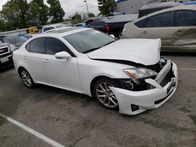 JTHBF5C2XB5132396 - 2011 LEXUS IS 250 WHITE photo 4