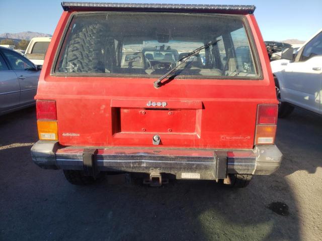 1J4FJ58L8LL110164 - 1990 JEEP CHEROKEE RED photo 6