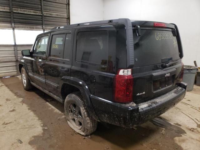 1J8HG48K86C307721 - 2006 JEEP COMMANDER შავი ფოტო 3