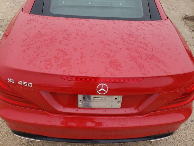 WDDJK6GAXHF043372 - 2017 MERCEDES-BENZ SL 450 RED photo 10