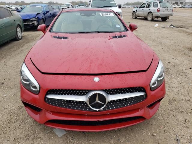 WDDJK6GAXHF043372 - 2017 MERCEDES-BENZ SL 450 RED photo 5