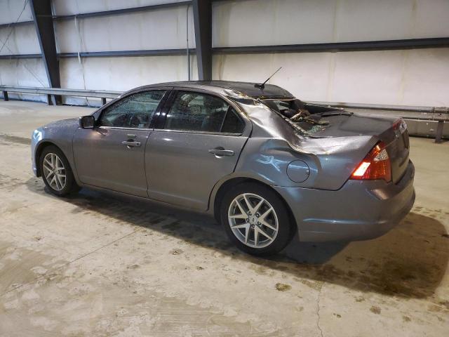 3FAHP0JA3CR206235 - 2012 FORD FUSION SEL GRAY photo 2