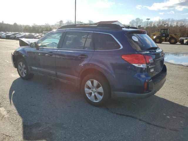 4S4BRBKC6B3314332 - 2011 SUBARU OUTBACK 2. BLUE photo 2