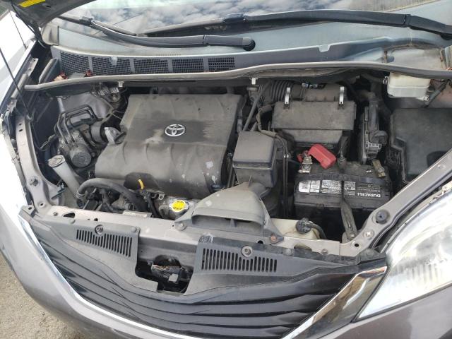 5TDKK3DC1CS212433 - 2012 TOYOTA SIENNA LE GRAY photo 12