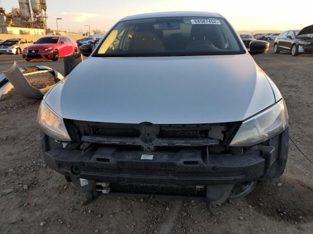 3VW2K7AJ9EM391914 - 2014 VOLKSWAGEN JETTA BASE SILVER photo 5