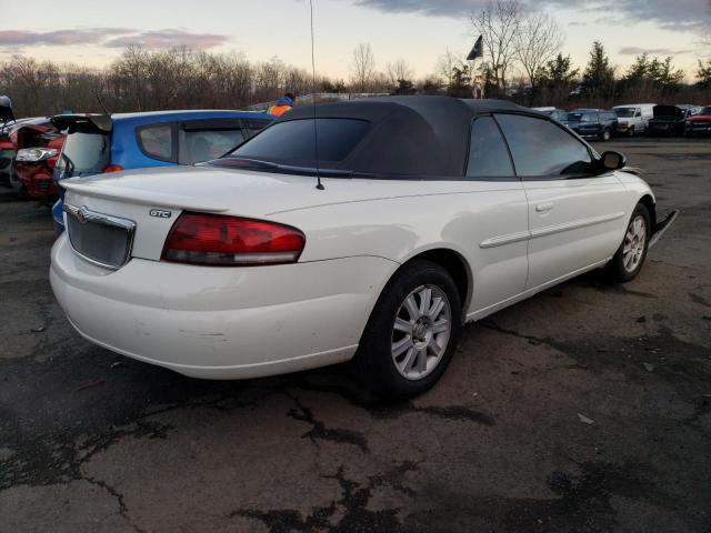 1C3EL75R84N267882 - 2004 CHRYSLER SEBRING GT WHITE photo 3