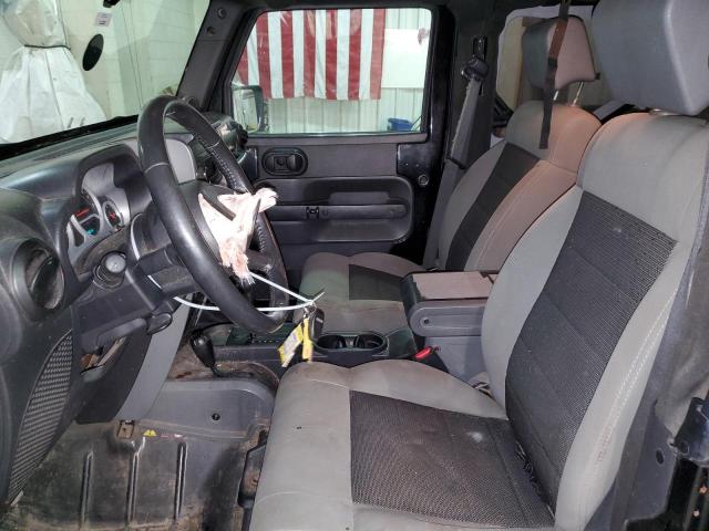 1J4AA2D12AL182875 - 2010 JEEP WRANGLER S GRAY photo 7