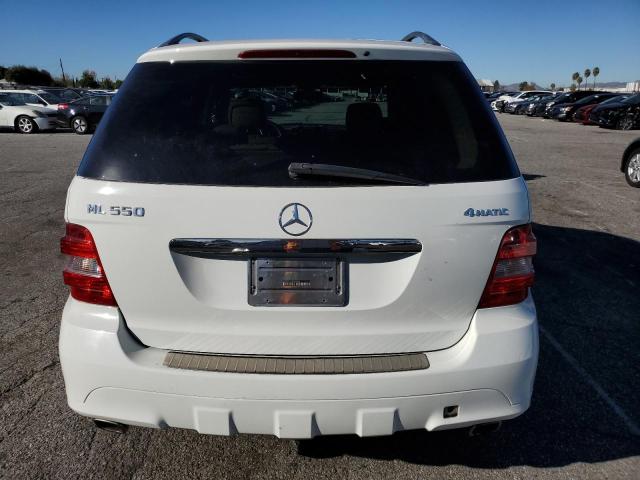 4JGBB72E68A327024 - 2008 MERCEDES-BENZ ML 550 WHITE photo 6