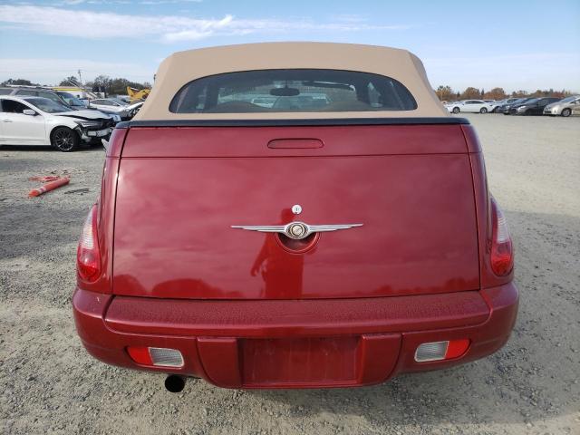 3C3HY55E88T132343 - 2008 CHRYSLER PT CRUISER RED photo 6