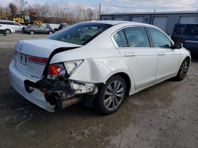 1HGCP2F86BA017904 - 2011 HONDA ACCORD EXL WHITE photo 3