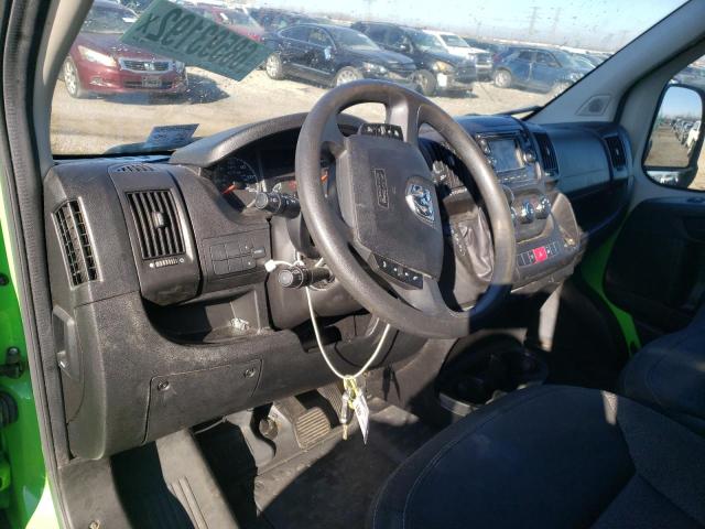 3C6URVJG8GE109461 - 2016 RAM PROMASTER GREEN photo 8