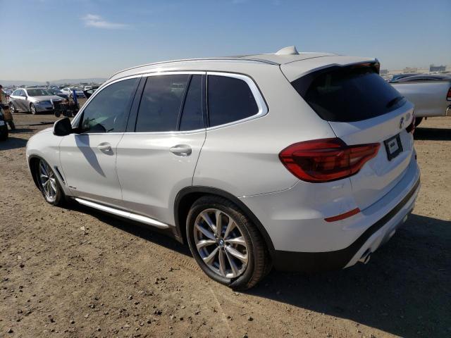 5UXTR9C57JLC75025 - 2018 BMW X3 XDRIVE3 WHITE photo 2