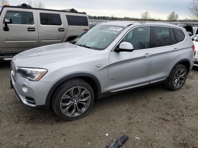 5UXWX9C58F0D54070 - 2015 BMW X3 XDRIVE2 SILVER photo 1