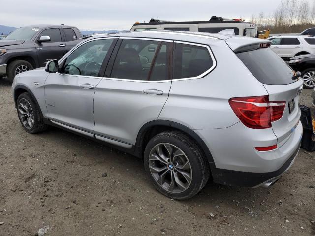 5UXWX9C58F0D54070 - 2015 BMW X3 XDRIVE2 SILVER photo 2