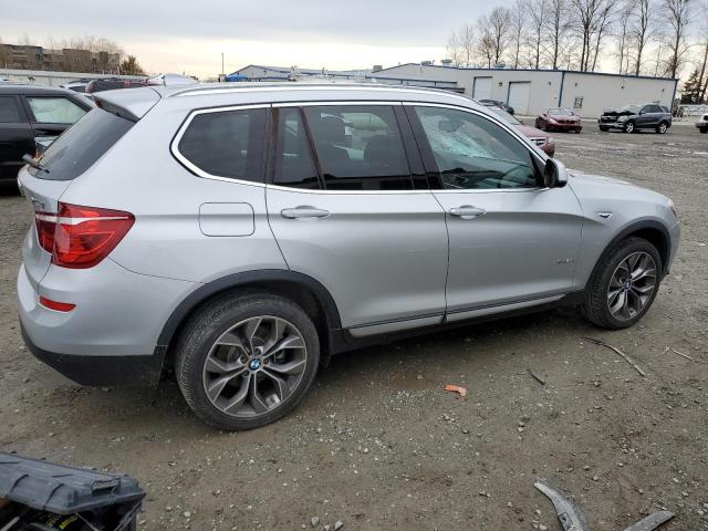 5UXWX9C58F0D54070 - 2015 BMW X3 XDRIVE2 SILVER photo 3