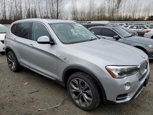 5UXWX9C58F0D54070 - 2015 BMW X3 XDRIVE2 SILVER photo 4