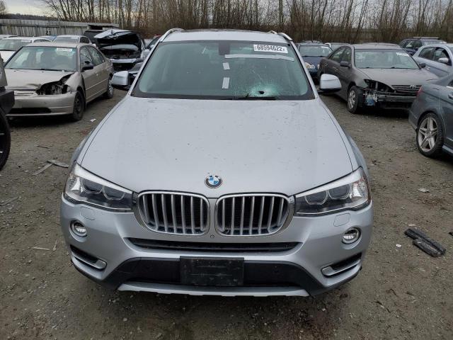 5UXWX9C58F0D54070 - 2015 BMW X3 XDRIVE2 SILVER photo 5