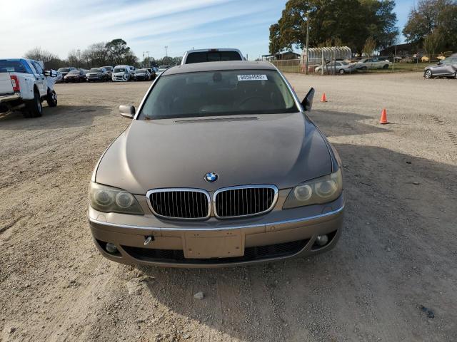 WBAHN83587DT73653 - 2007 BMW 750 BEIGE photo 5