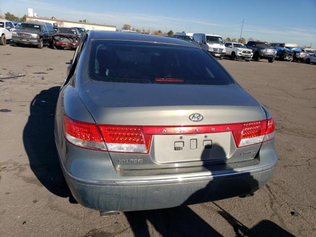 KMHFC46F16A097180 - 2006 HYUNDAI AZERA SE GREEN photo 6