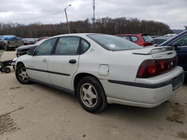 2G1WF52K439198024 - 2003 CHEVROLET IMPALA CREAM photo 2