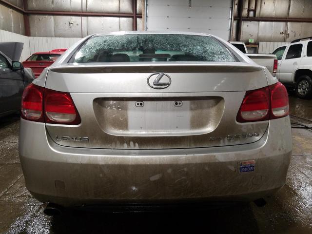 JTHCH96S860008891 - 2006 LEXUS GS 300 SILVER photo 6