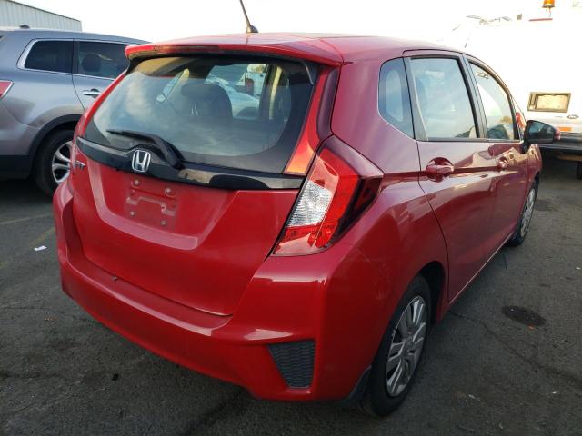 3HGGK5H56FM707973 - 2015 HONDA FIT LX RED photo 3