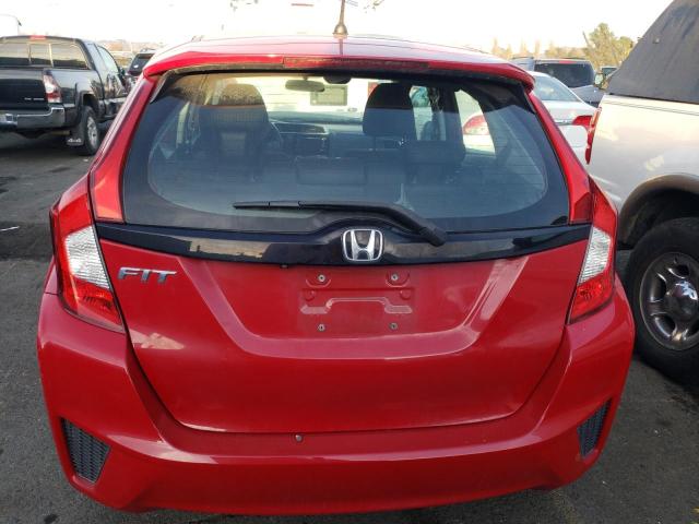 3HGGK5H56FM707973 - 2015 HONDA FIT LX RED photo 6