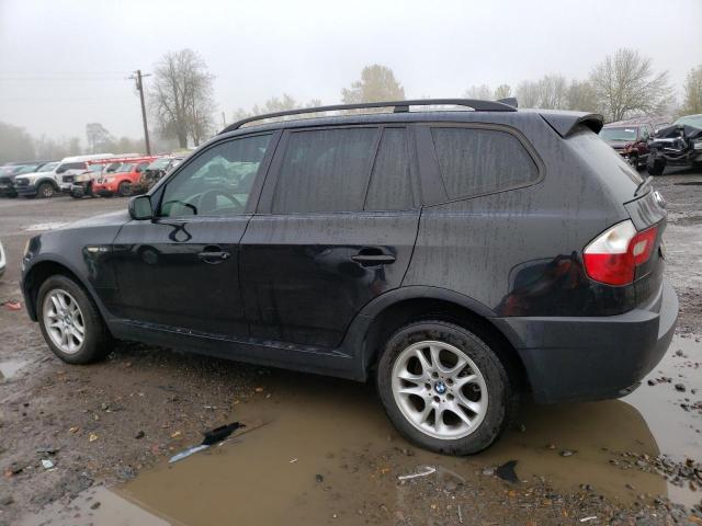 WBXPA734X4WB27835 - 2004 BMW X3 2.5I BLACK photo 2