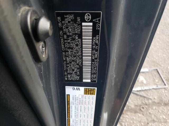 JTKDE167890290068 - 2009 TOYOTA SCION TC GRAY photo 12