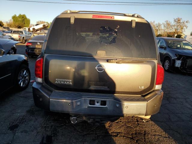 5N1AA08A74N716008 - 2004 NISSAN ARMADA SE GRAY photo 6