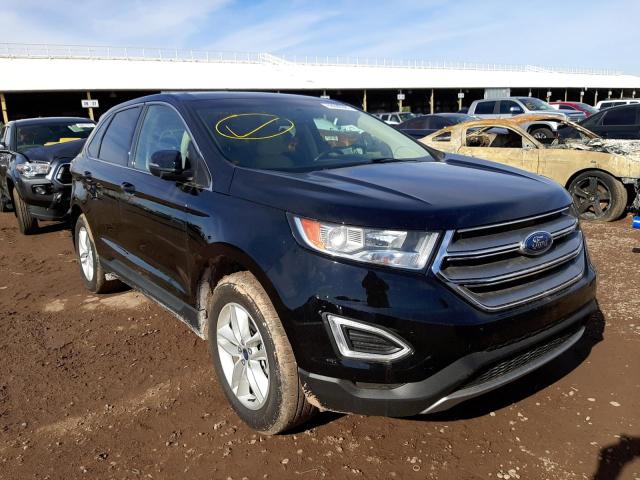 2FMPK3J99JBB74491 - 2018 FORD EDGE SEL BLACK photo 1