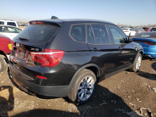 5UXWX9C52E0D24433 - 2014 BMW X3 XDRIVE2 BLACK photo 3