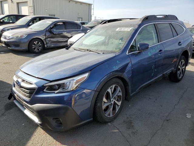 4S4BTANC5L3176338 - 2020 SUBARU OUTBACK LI BLUE photo 1