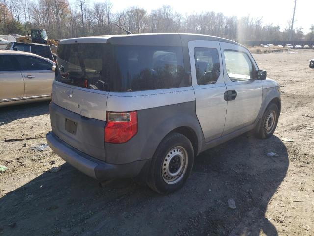 5J6YH17253L004048 - 2003 HONDA ELEMENT DX SILVER photo 3