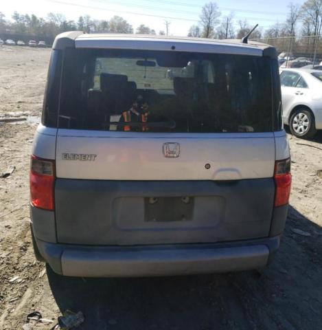 5J6YH17253L004048 - 2003 HONDA ELEMENT DX SILVER photo 6