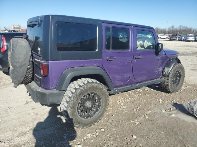 1C4BJWDG1HL677827 - 2017 JEEP WRANGLER U PURPLE photo 3