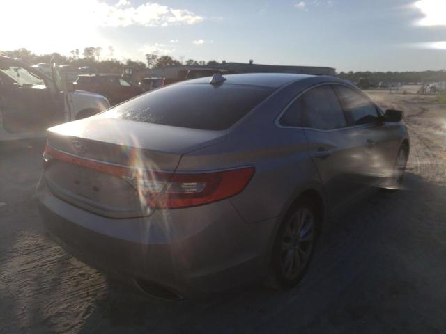 KMHFG4JG9DA282837 - 2013 HYUNDAI AZERA SILVER photo 3