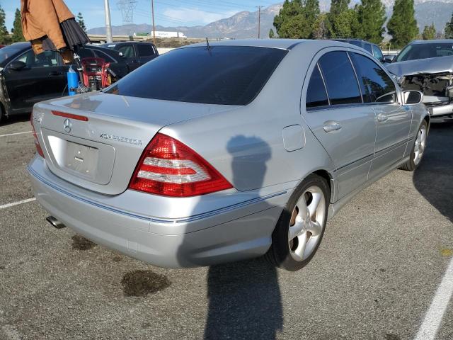 WDBRF40J15F650254 - 2005 MERCEDES-BENZ C 230K SPO SILVER photo 3