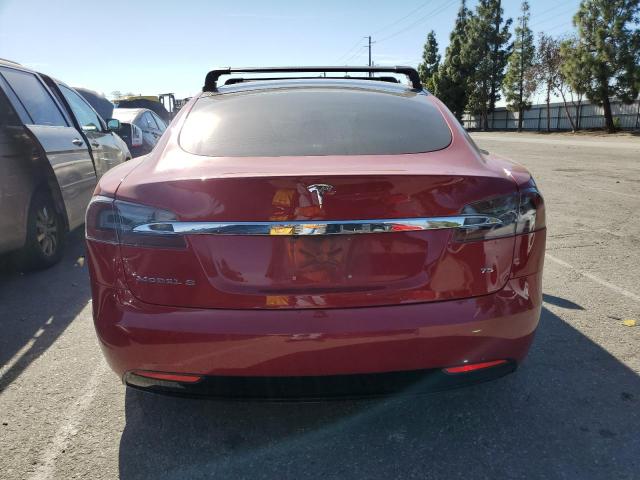 5YJSA1E15HF178951 - 2017 TESLA MODEL S წითელი ფოტო 6
