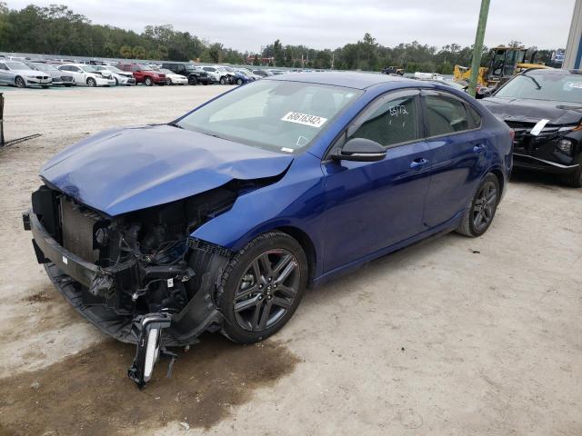 3KPF34AD5LE158775 - 2020 KIA FORTE GT L BLUE photo 1