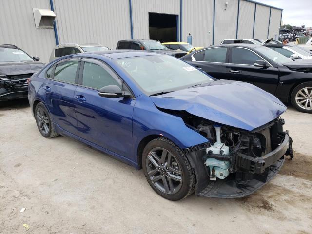 3KPF34AD5LE158775 - 2020 KIA FORTE GT L BLUE photo 4