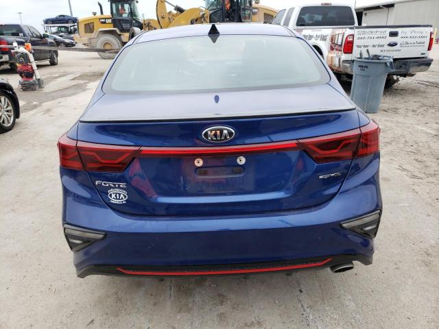 3KPF34AD5LE158775 - 2020 KIA FORTE GT L BLUE photo 6