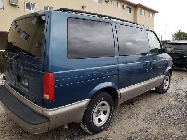 1GNDM19X22B109618 - 2002 CHEVROLET ASTRO BLUE photo 3