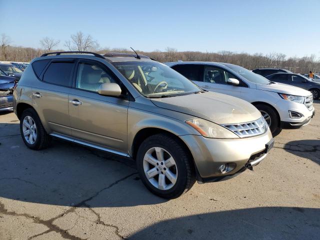 JN8AZ08W06W505579 - 2006 NISSAN MURANO GOLD photo 4