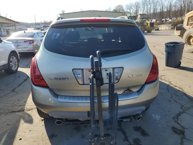 JN8AZ08W06W505579 - 2006 NISSAN MURANO GOLD photo 6